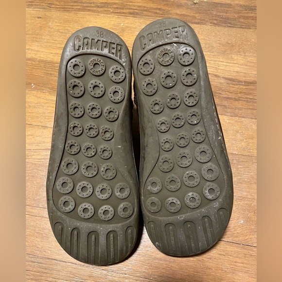 Camper brown peu cami side zipper bootie 7.5/38 - Picture 3 of 5